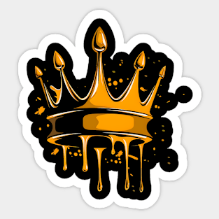 Golden Crown Sticker